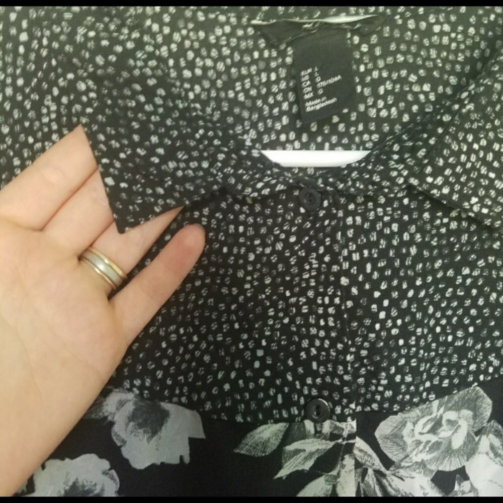 Floral print button down - Picture 3 of 4